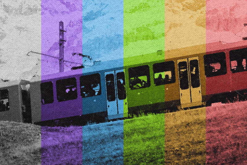 Grain Colored Printer Photo Effect