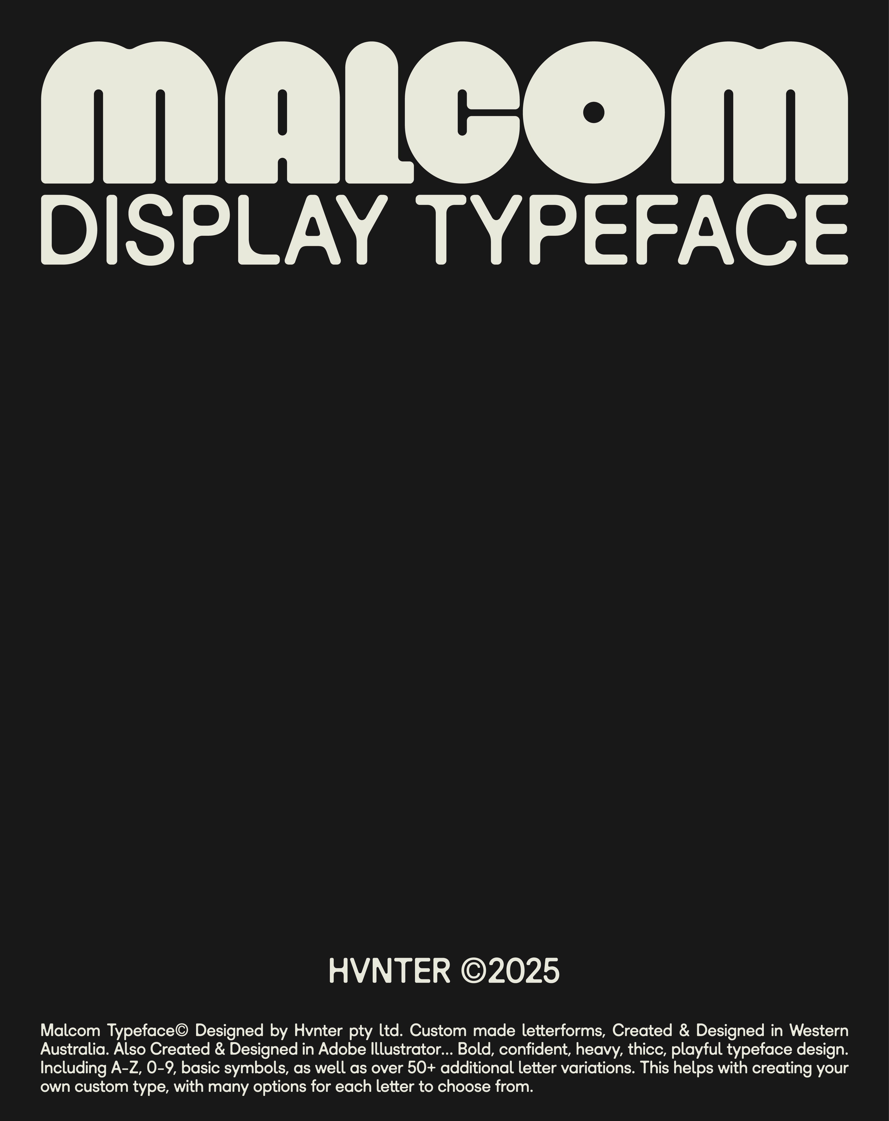 Malcom Typeface