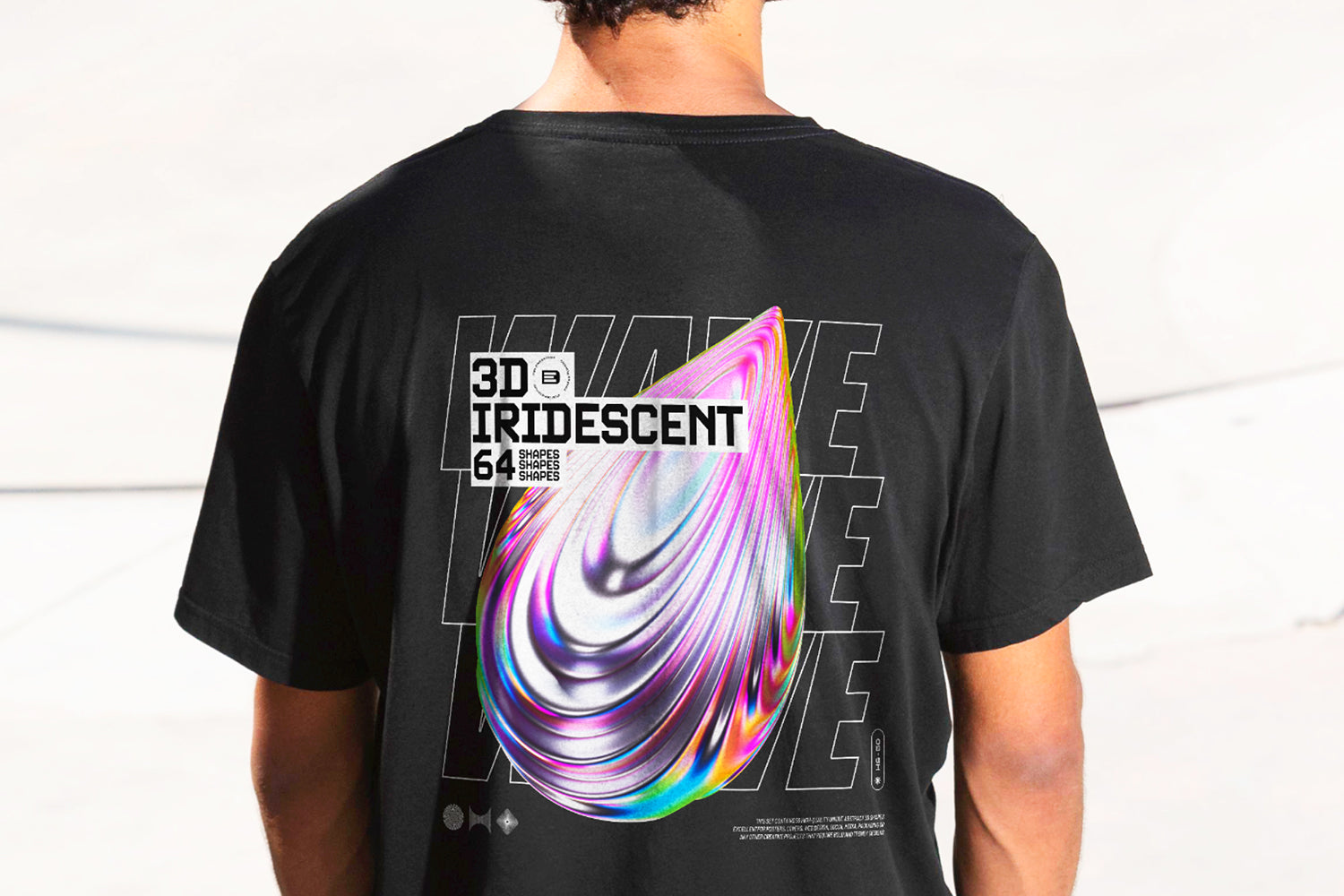 3D Iridescent HD Shapes