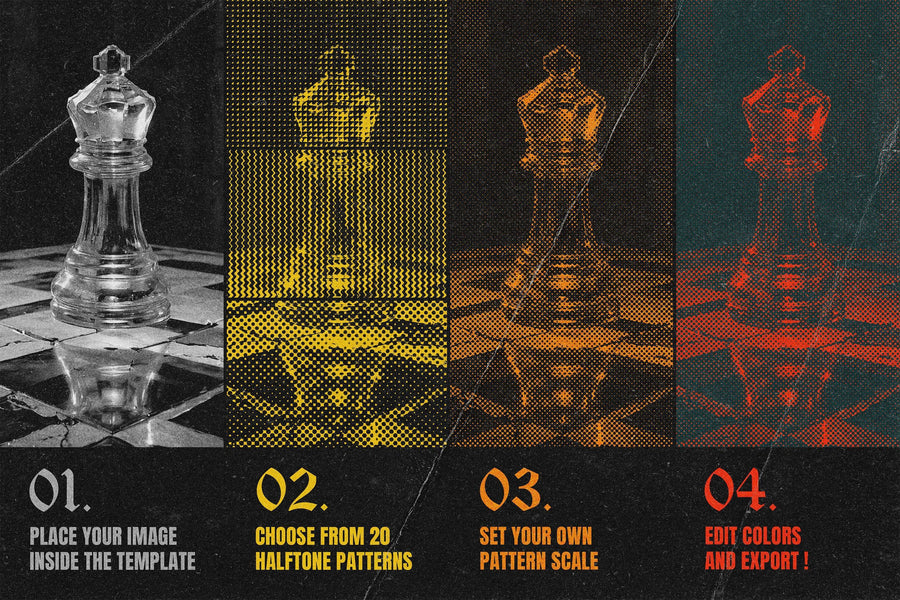 Halftone Textures & Effects — Dot Overlays for Print & Web – Studio 2am