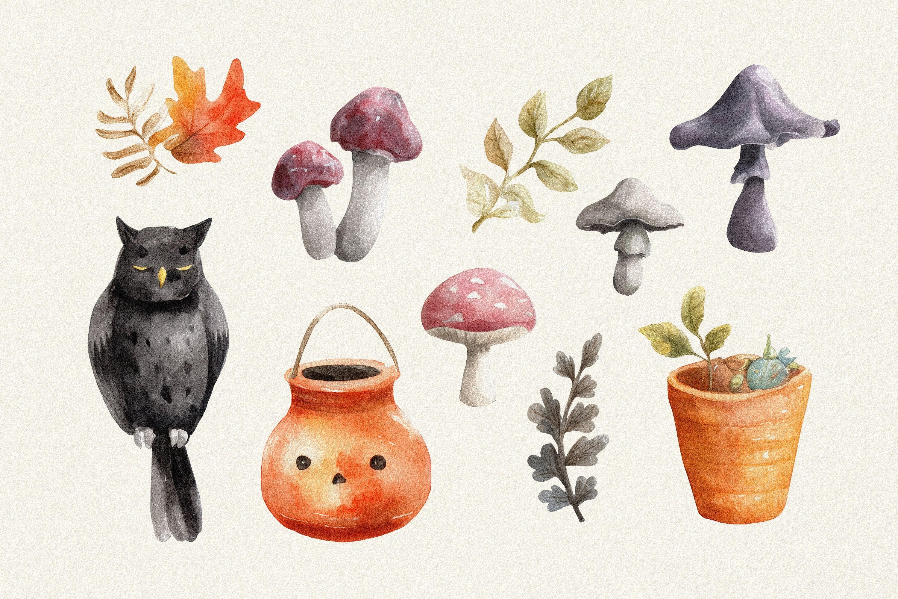 Halloween Watercolors Collection - Pixelbuddha 5.jpg