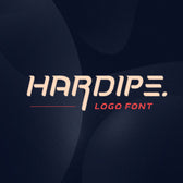 Hardipe - Grand Logo Font