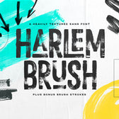 Harlem Brush Font