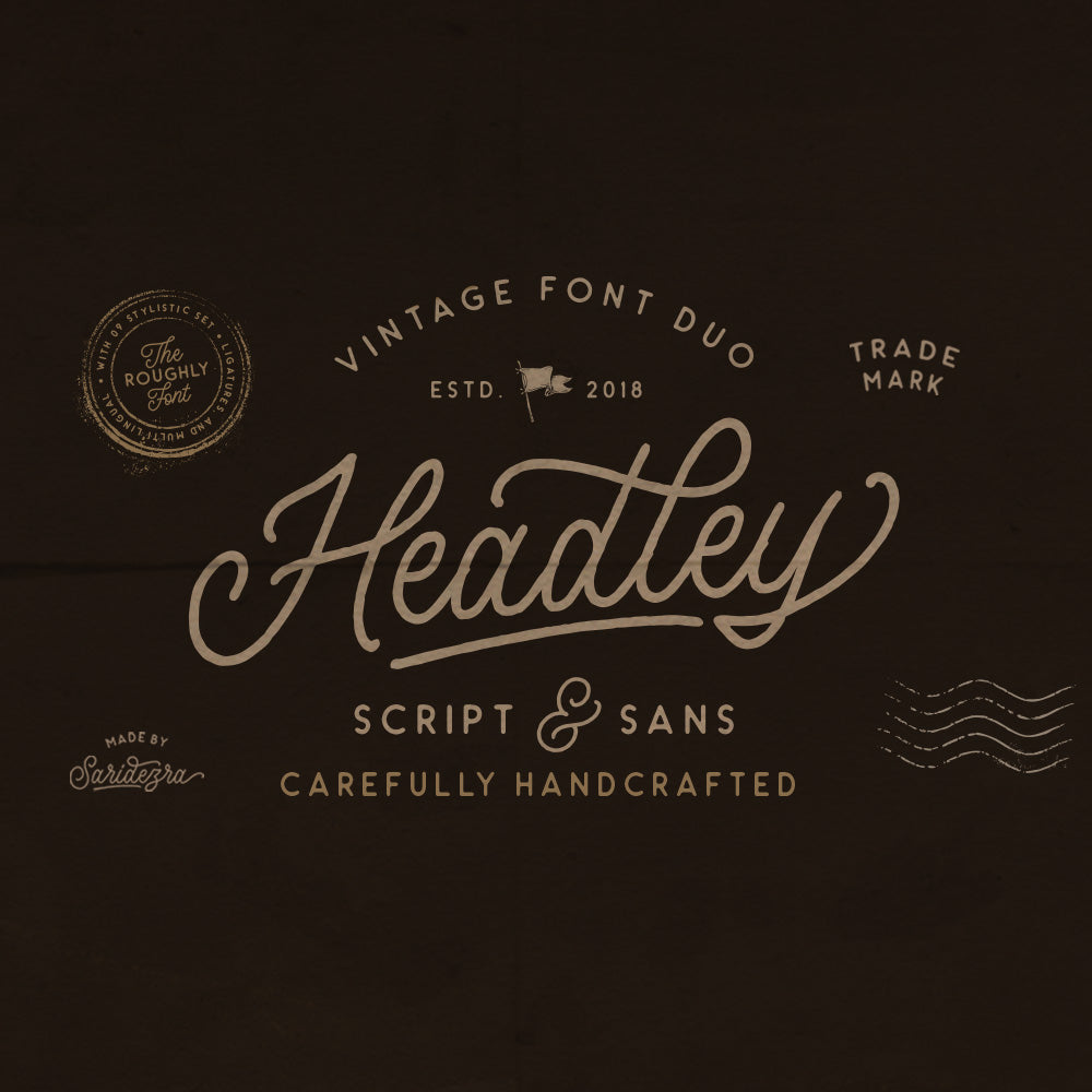 Headley - Vintage Font Duo (30% OFF) - Sarid Ezra 1.jpg