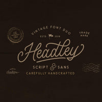 Headley - Vintage Font Duo (30% OFF)
