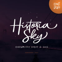 Historia Sky - Font Duo