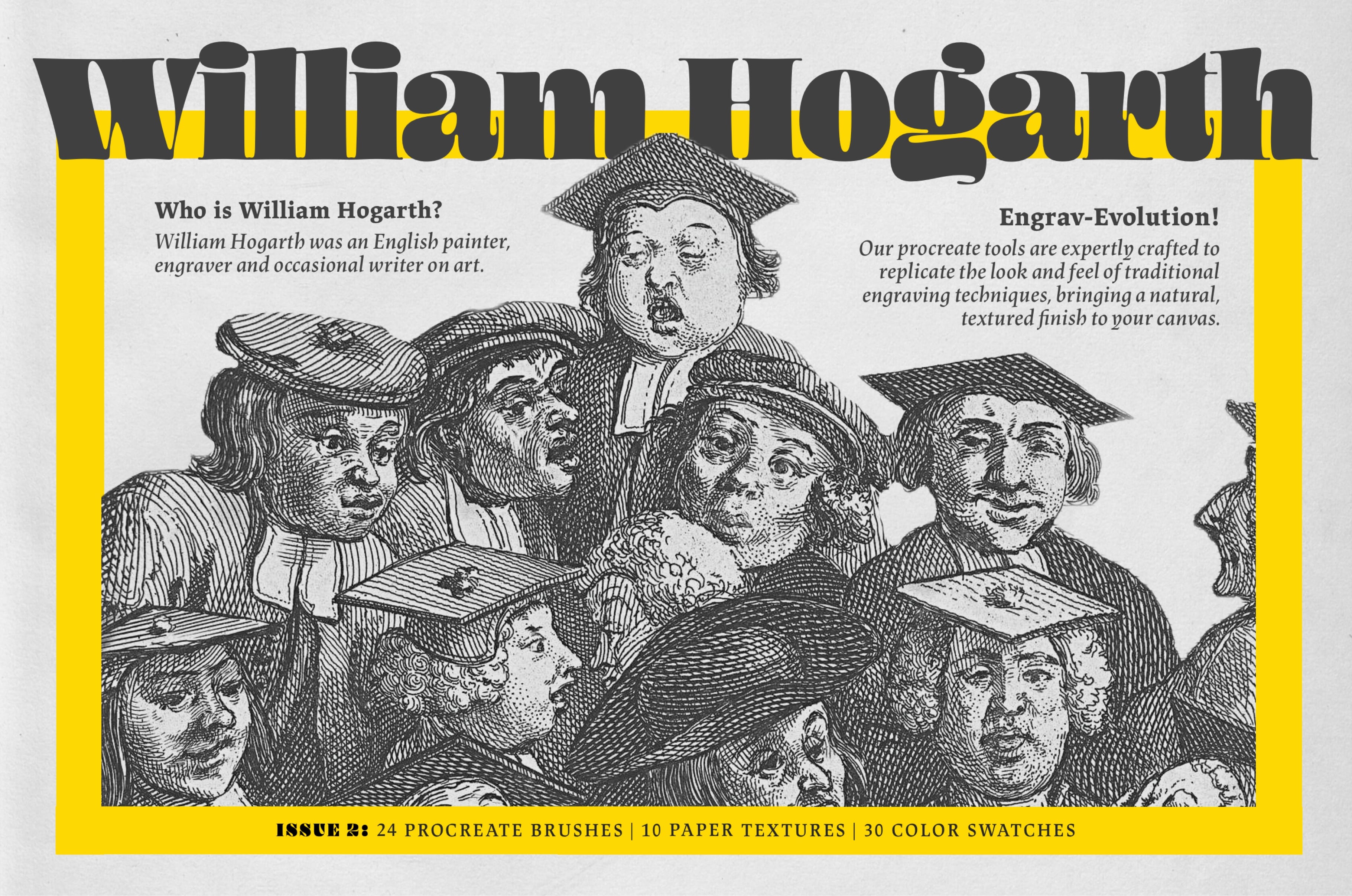 William Hogarth Procreate Kit