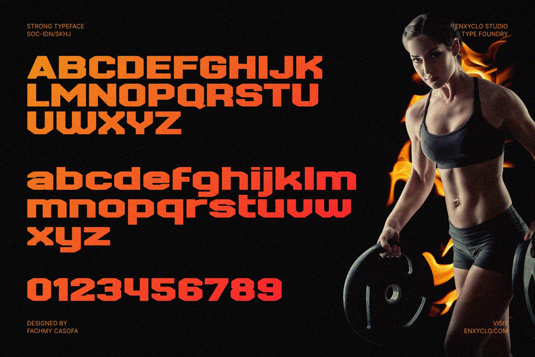 NCL MAXIPOWER - Gym Sport Font