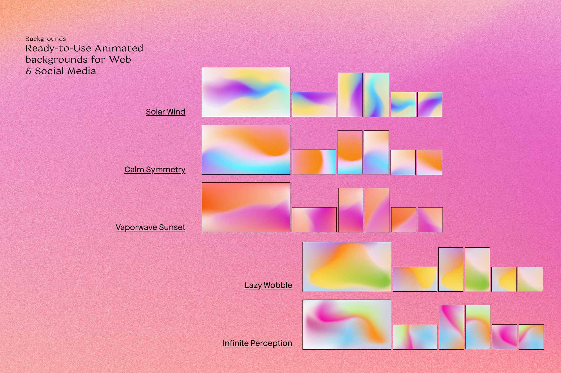 Dusk - Animated Gradients