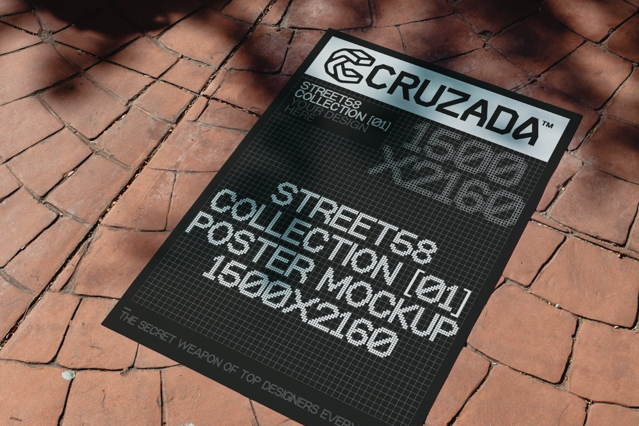 Poster and Card Mockups Street 58