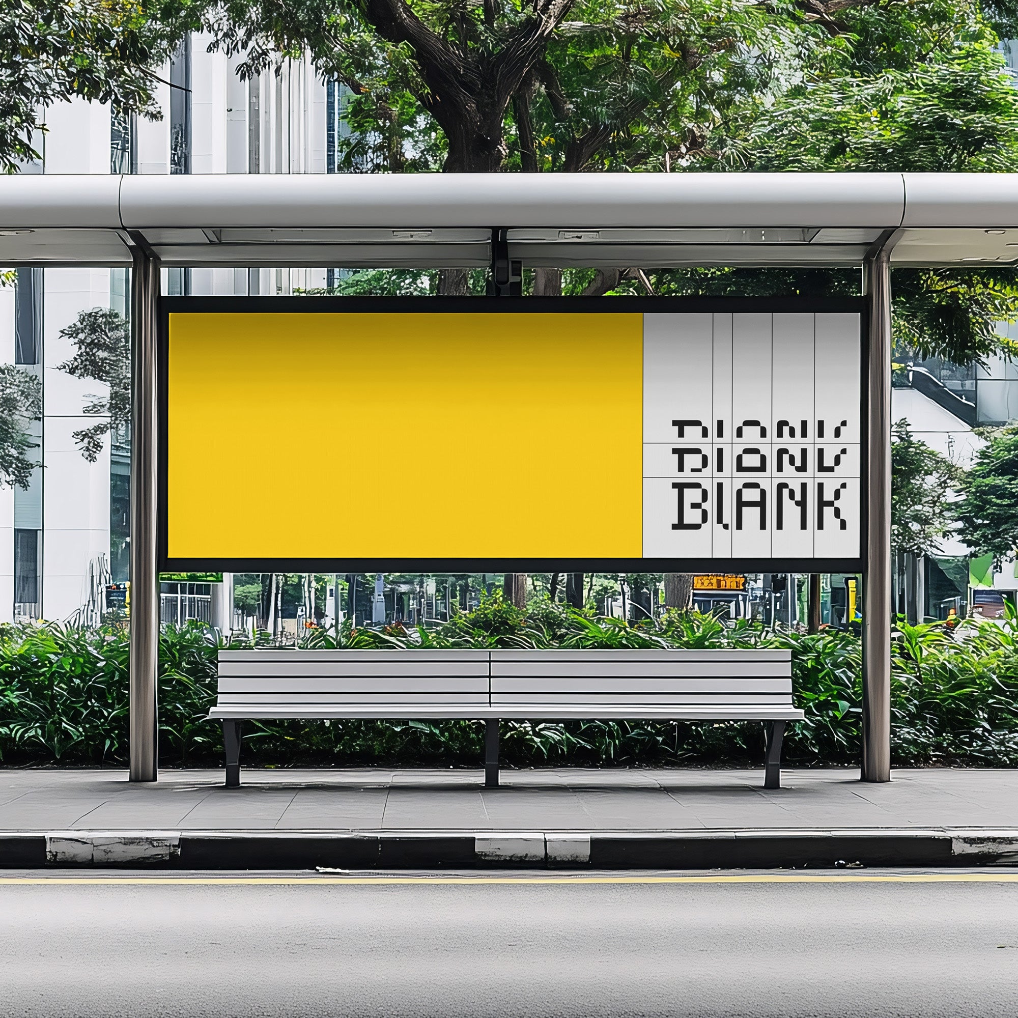 Large Outdoor Display Mockup