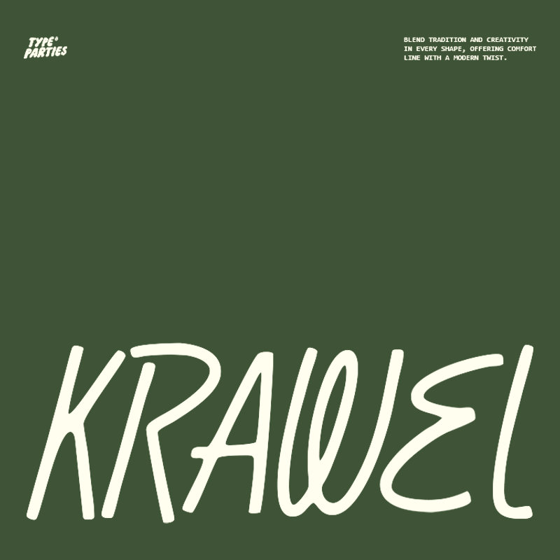 Krawel - Handwritten Monoline Font - Typeparties 1.png