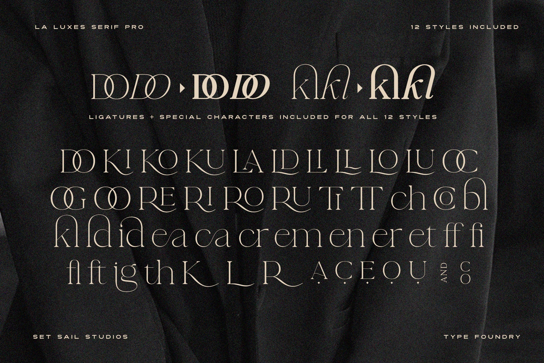 La Luxes Serif Pro 12 Font Family - Set Sail Studios 1.jpg