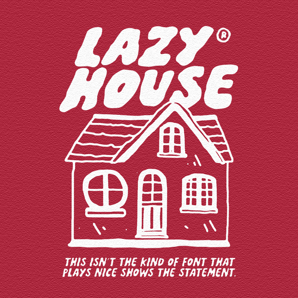 LazyHouse - Bold Display Font - Typeparties 5.png
