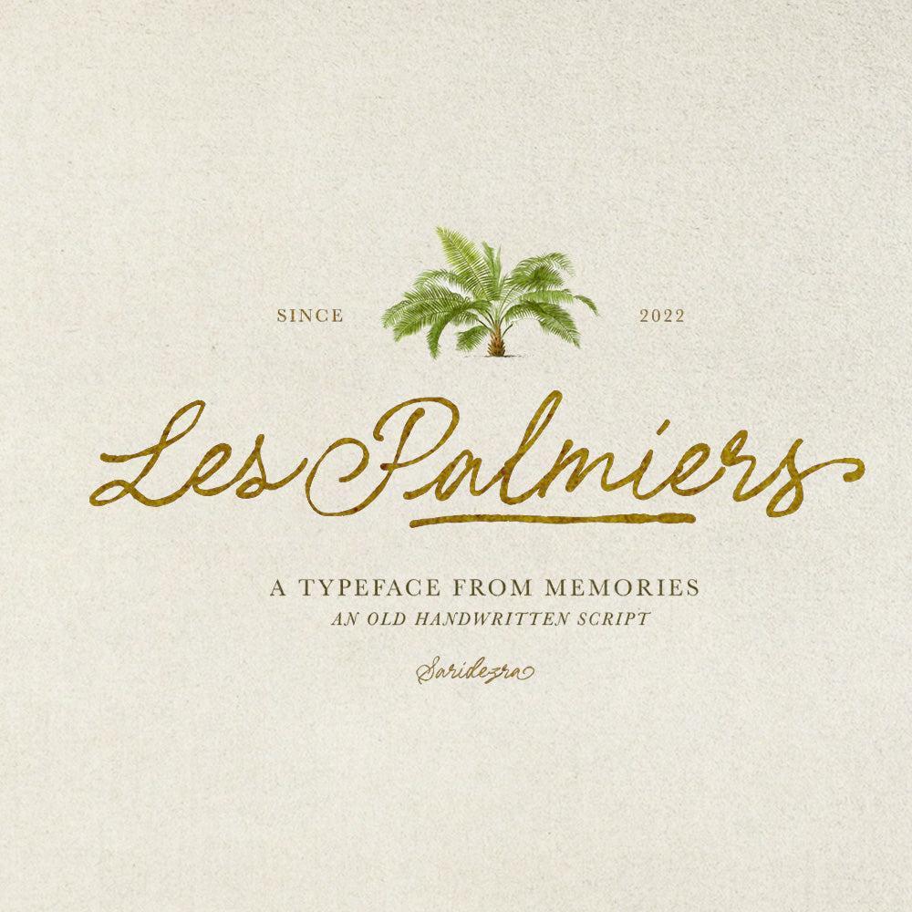 Les Palmiers - Handwritten Script - Sarid Ezra 1.jpg