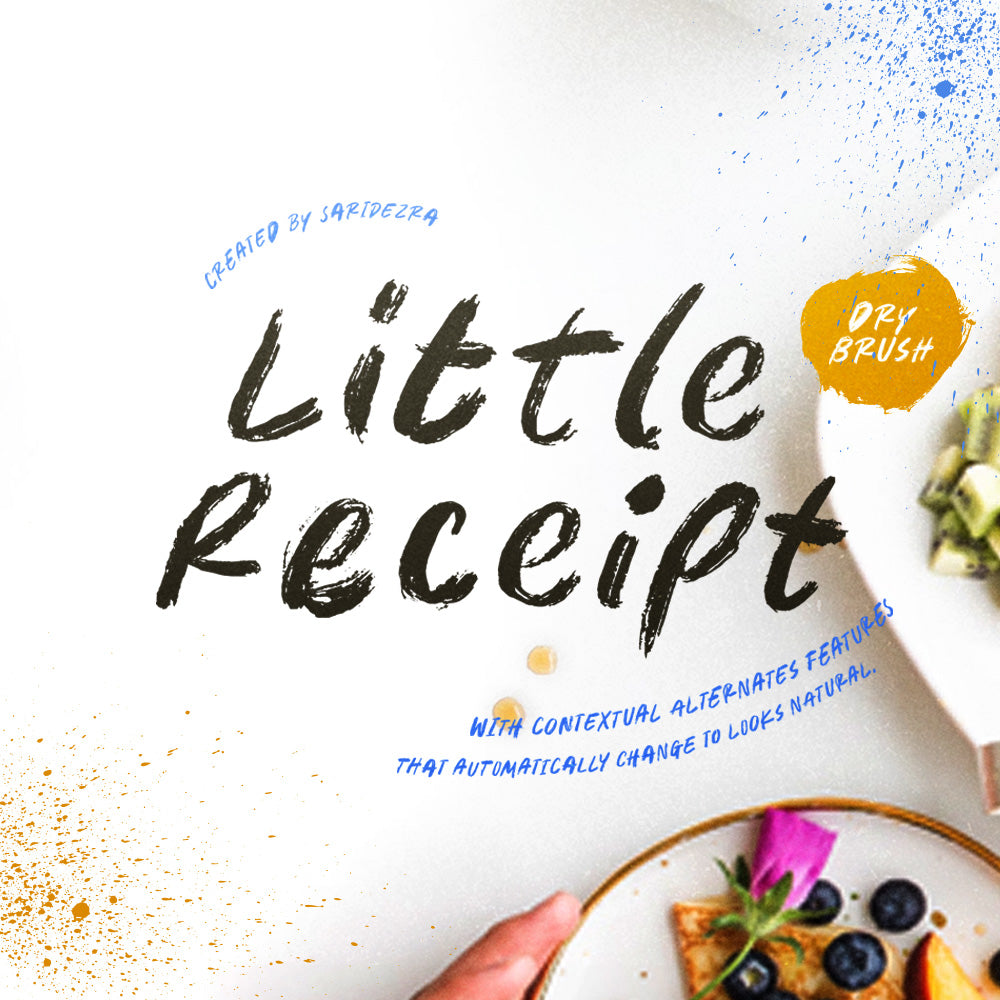 Little Receipt - Rough Brush Font - Sarid Ezra 1.jpg