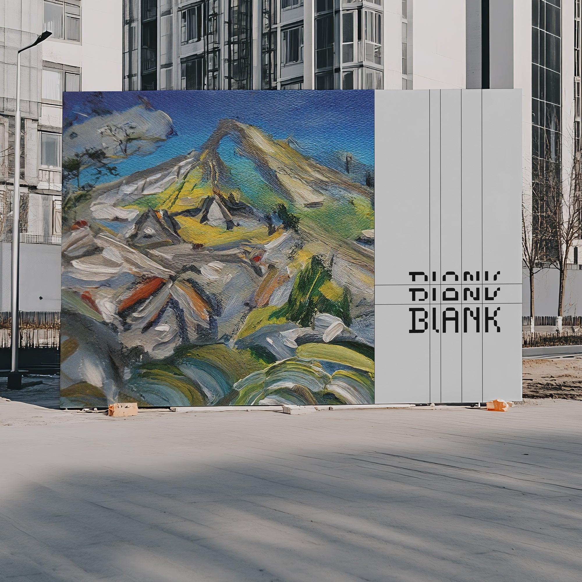 Street View Billboard Mockup