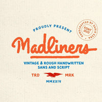 Madliners - Rough Font Duo