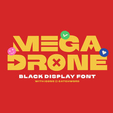 Mega Drone - Black Display Font - Sarid Ezra 1.jpg