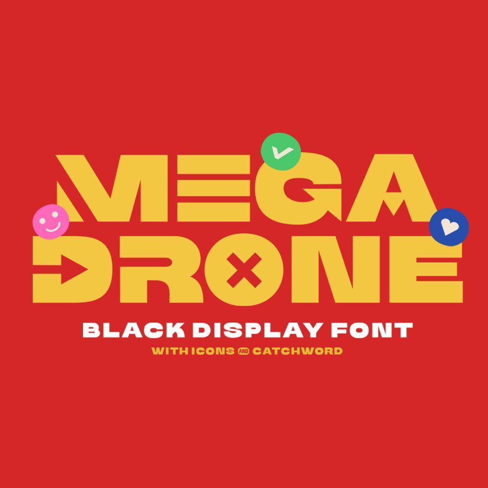 Mega Drone - Black Display Font - Sarid Ezra 1.jpg
