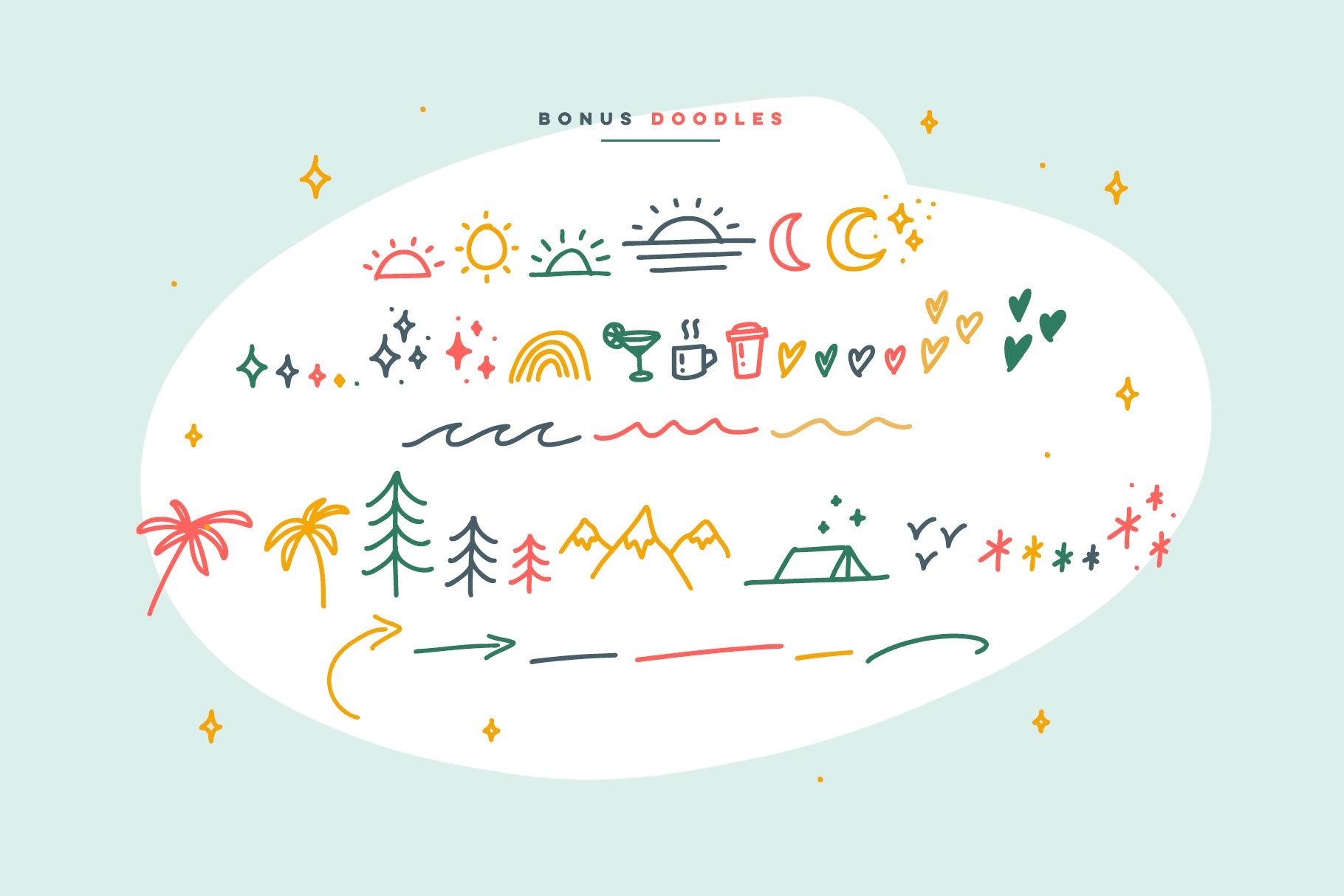 Mellow Morning Font Duo + Doodles - Set Sail Studios 1.jpg
