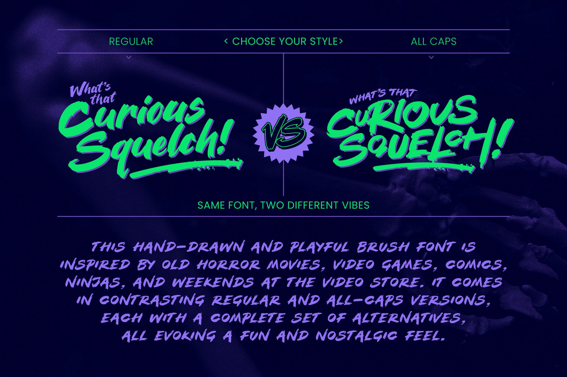More Brains! Retro 80s VHS Horror Font - Wingsart Studio 1.jpg