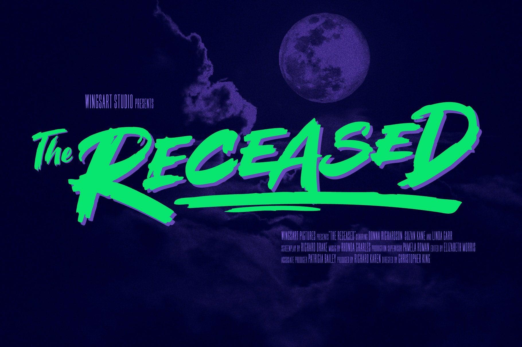 More Brains! Retro 80s VHS Horror Font - Wingsart Studio 1.jpg