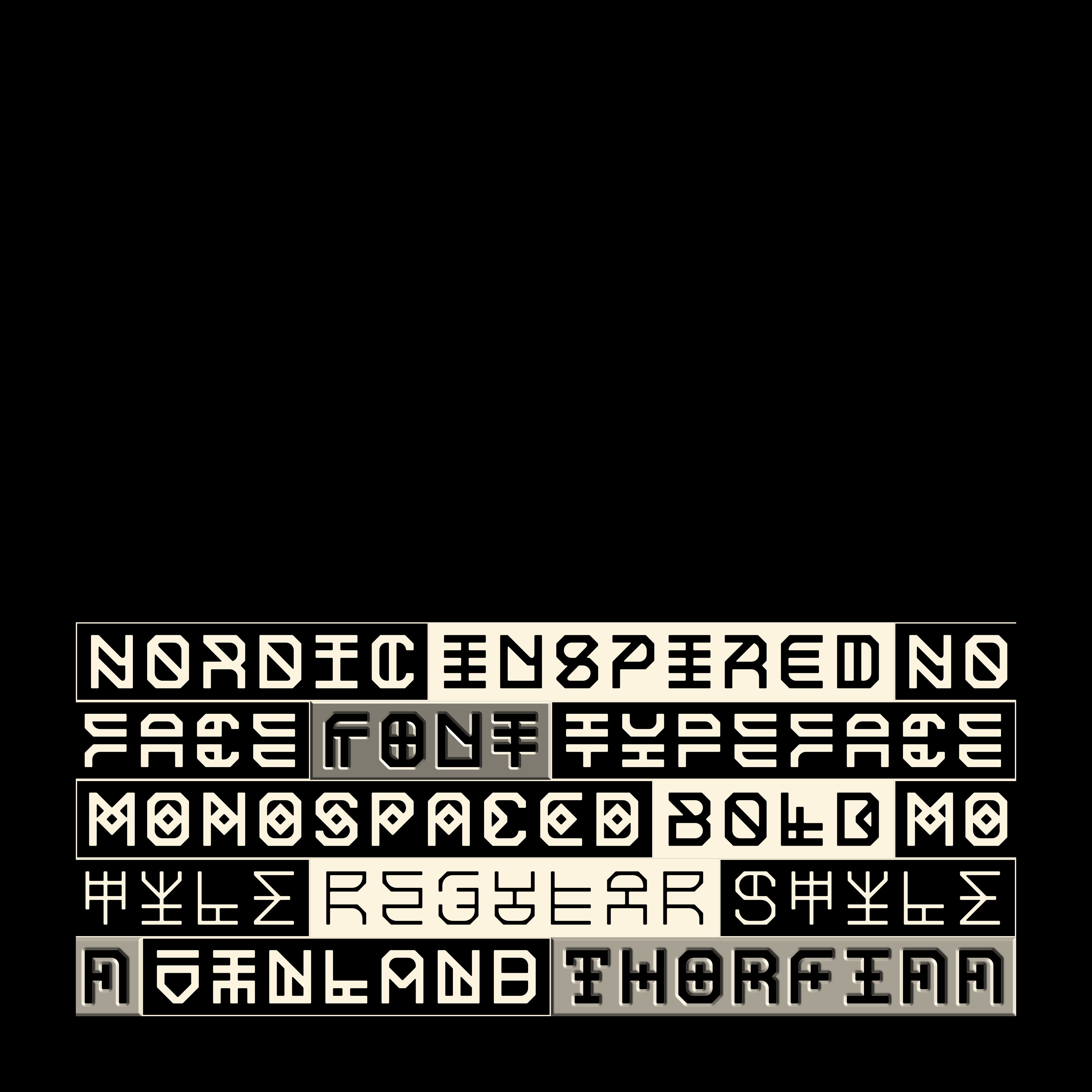 NORD MONOSPACED TYPEFACE FAMILY - Font For Zula™ 2.png