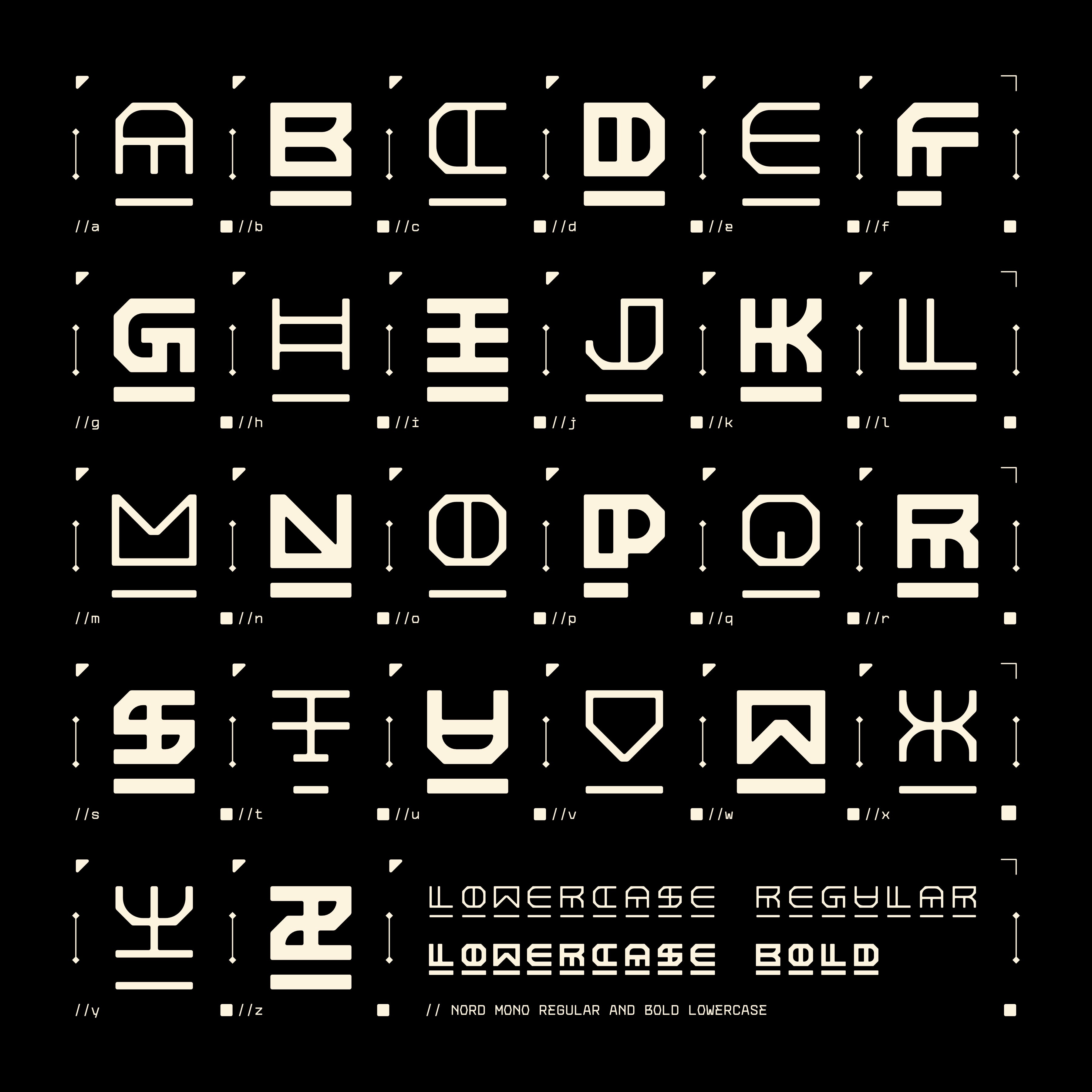 NORD MONOSPACED TYPEFACE FAMILY - Font For Zula™ 5.png