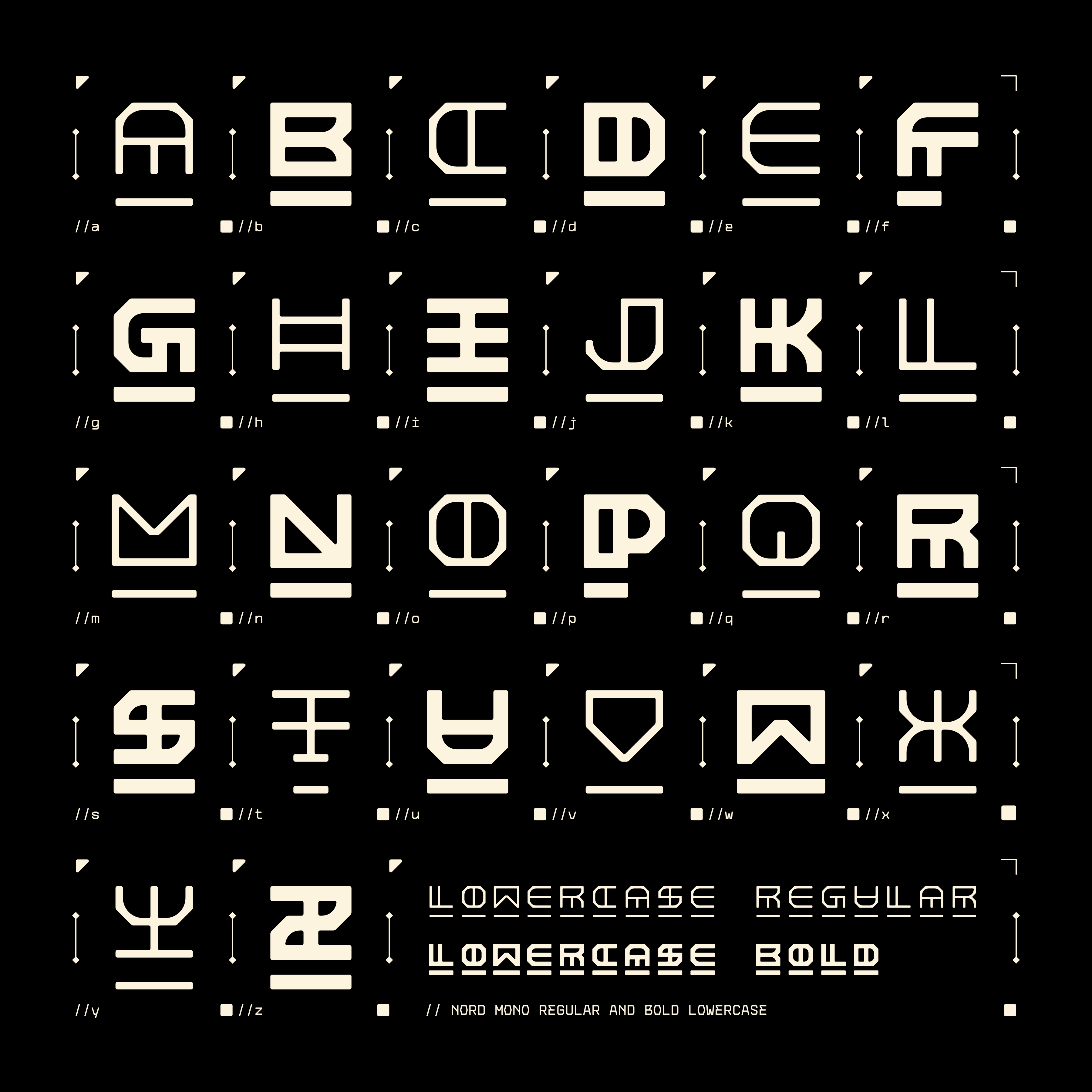 NORD MONOSPACED TYPEFACE FAMILY - Font For Zula™ 5.png