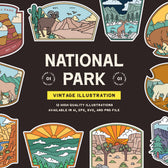 National Park Illustration Vol. 01