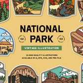 National Park Illustration Vol. 02