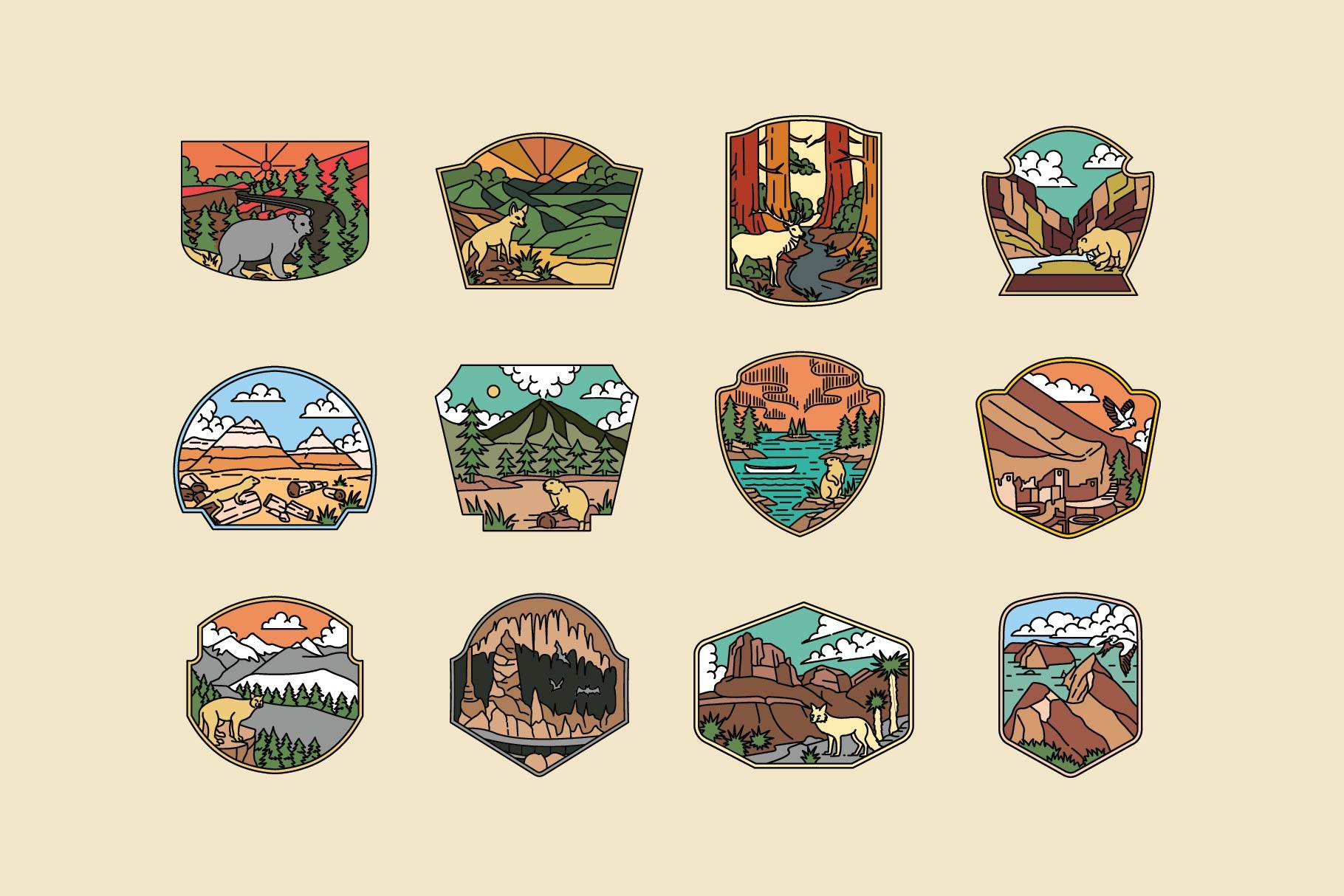 National Park Illustration Vol. 02 - Skilline Supply Co 1.jpg