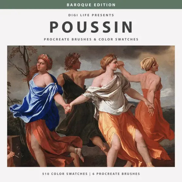 Nicolas Poussin Procreate Kit - Digi Life 1.webp