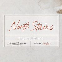 North Stains - Minimalist Script