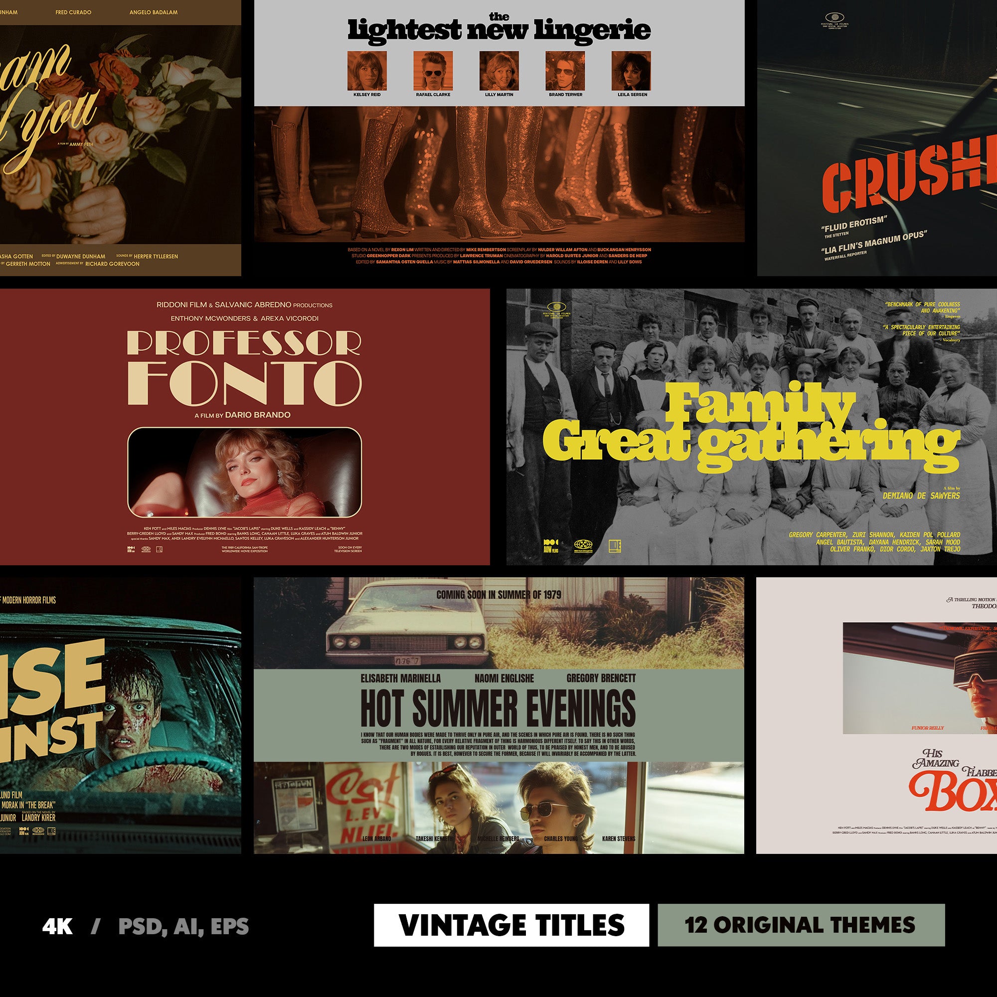 Old Movie Titles Collection