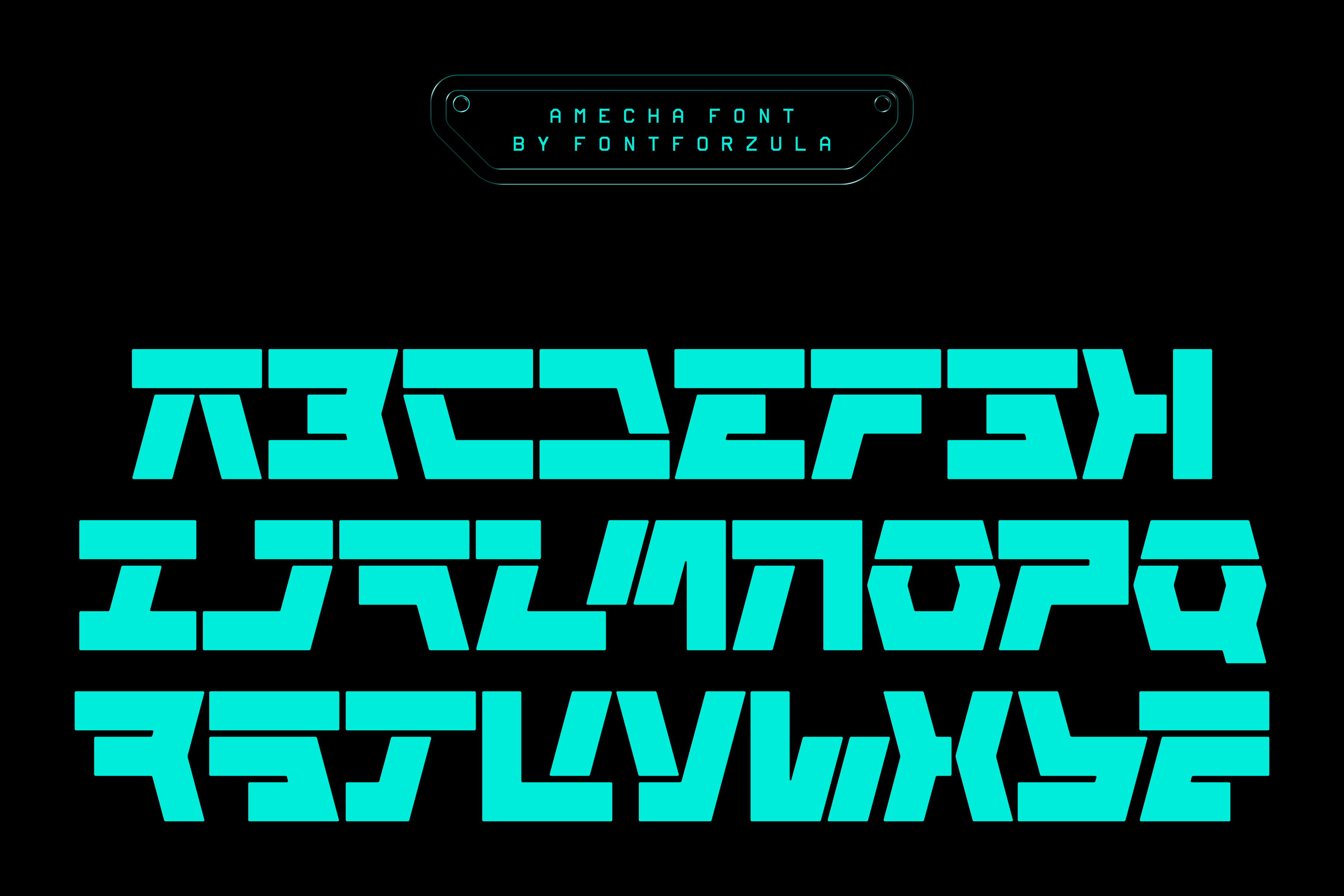 Amecha Typeface