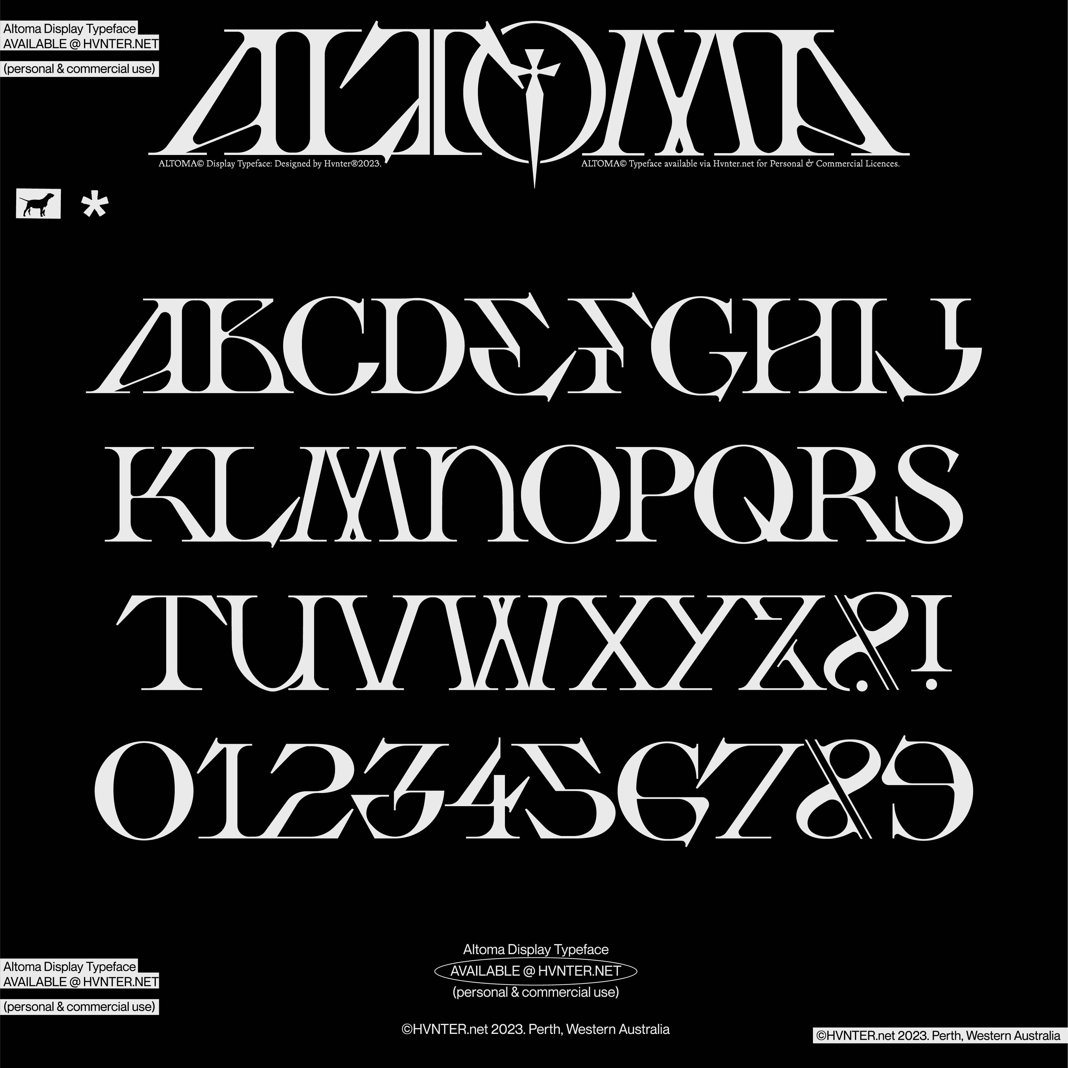 Altoma Typeface