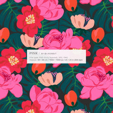 PINK Bold Bloom Abstract Flower Pattern - likorbut 10.jpg
