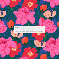 PINK Bold Bloom Abstract Flower Pattern - likorbut 1.jpg