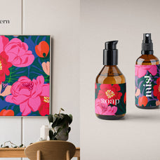 PINK Bold Bloom Abstract Flower Pattern - likorbut 4.jpg