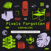 PIXELS FORGOTTEN Vector Elements