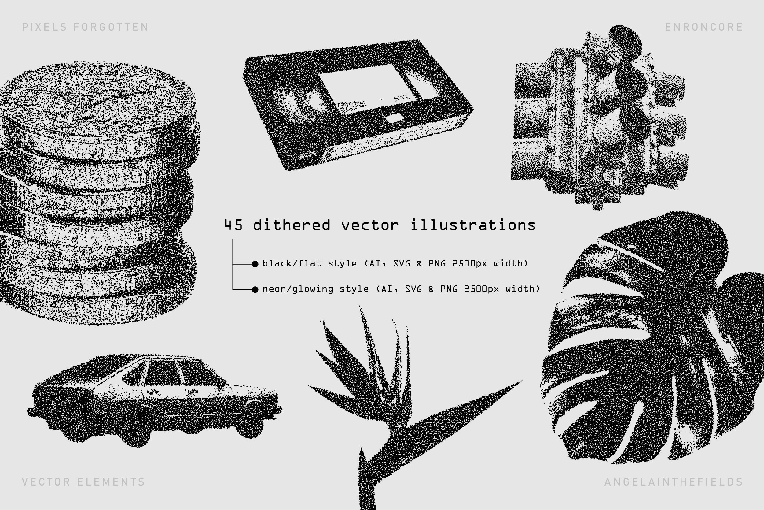 PIXELS FORGOTTEN Vector Elements - angelainthefields 4.jpg