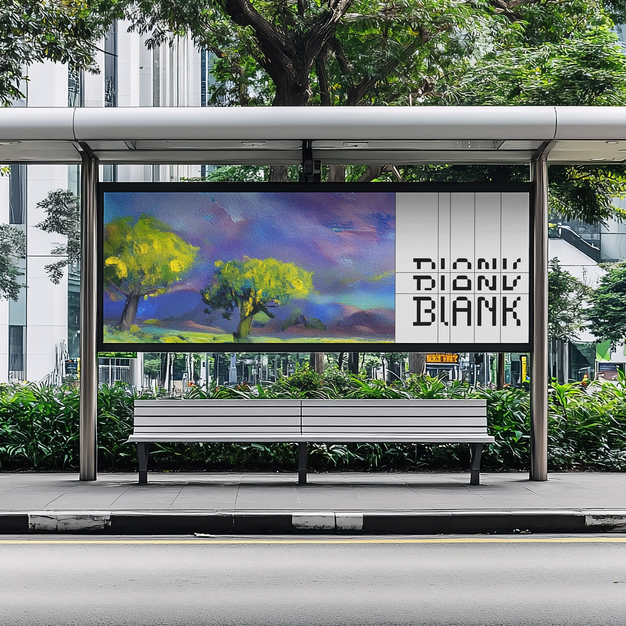 Large Outdoor Display Mockup