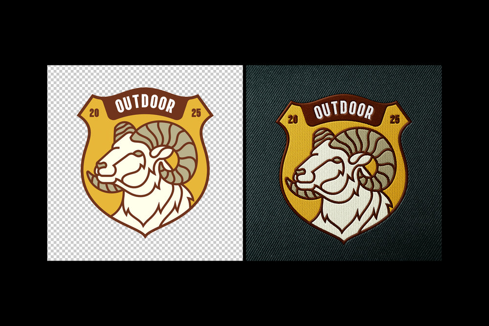 Patch Embroidery Logo Mockup by Pixelbuddha – Studio 2am