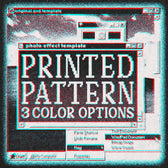 Printed Pattern Digital Effect