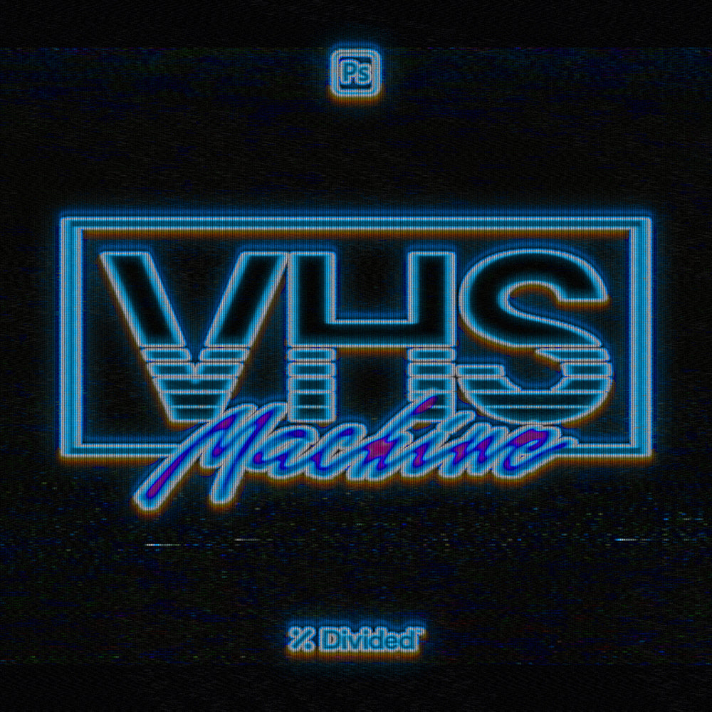 Effet rétro de machine VHS