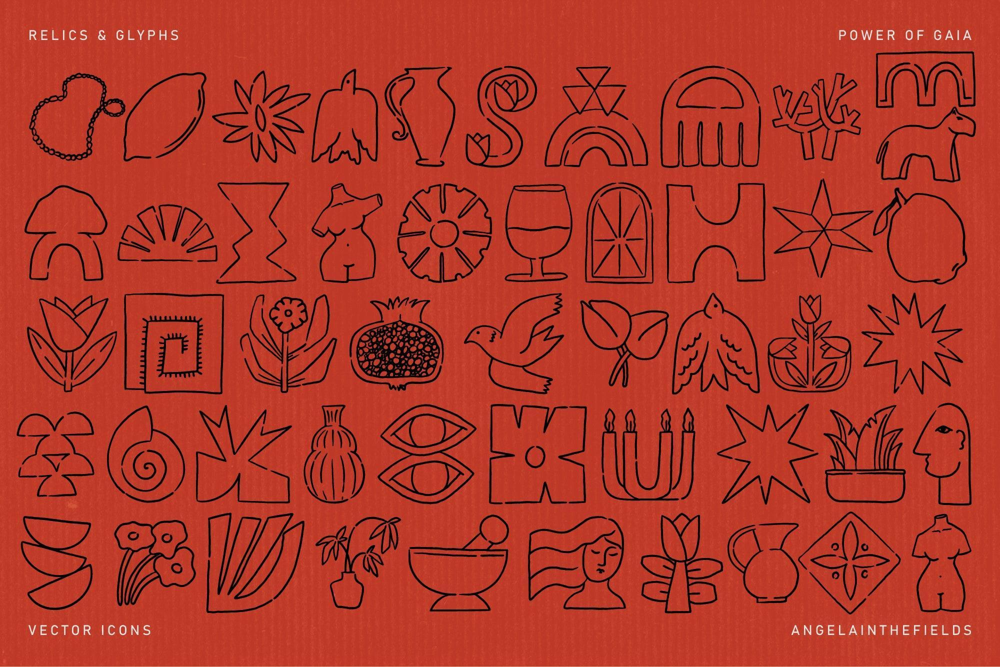 RELICS AND GLYPHS Vector Elements - angelainthefields 8.jpg