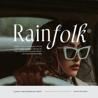 Rainfolk - Classic Minimalist Serif