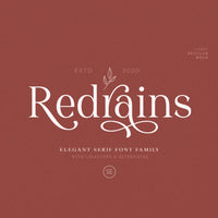 Redrains - Modern Serif Family